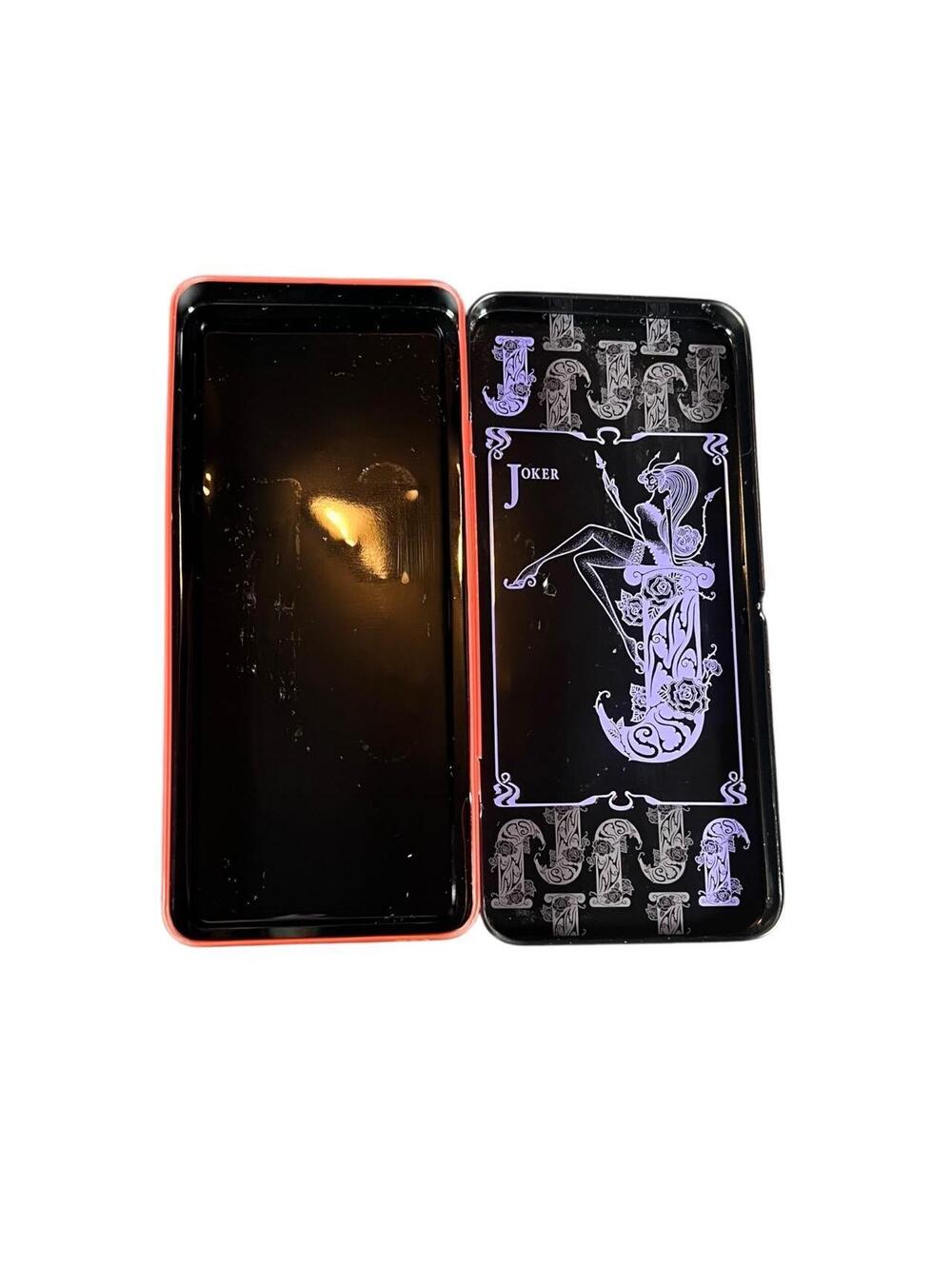 Anna Sui Playing Cards Queen + Joker Metal Tin